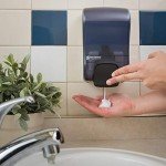 San Jamar Rely Manual Soap and Sanitizer Dispenser