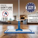 24" Microfiber Mop System for Hardwood & Tile