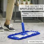 24" Microfiber Mop System for Hardwood & Tile
