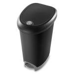 12.6 Gallon Locking Step-On Trash Can - 2-Pack
