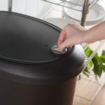 12.6 Gallon Locking Step-On Trash Can - 2-Pack