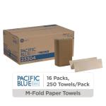 Pacific Blue Brown Recycled Multifold Paper Towels