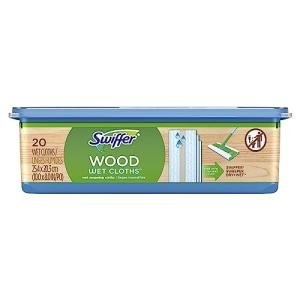 Swiffer Wet Mopping Cloths for Wood Floors - 20 Count