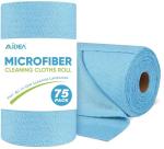 AIDEA 75PK Microfiber Cleaning Cloth Roll