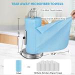 AIDEA 75PK Microfiber Cleaning Cloth Roll