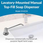 Bobrick B-8226 Silver Soap Dispenser with 6" Spout