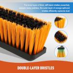 CLEANHOME 24” Heavy Duty Push Broom Brush