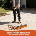 CLEANHOME 24” Heavy Duty Push Broom Brush