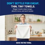 Microfiber Cleaning Cloths - White 12 Pack