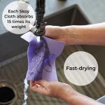 Skoy Cloth 4-Pack: Reusable Swedish Dishcloths