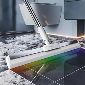 JOYBOS 50'' Rubber Floor Squeegee Broom