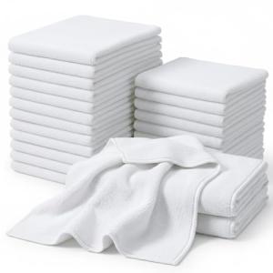 CARTMAN 14"x14" 30-Pack Microfiber Cleaning Cloths