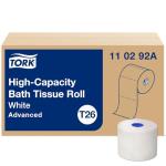 Tork High-Capacity Advanced Toilet Paper Roll, White