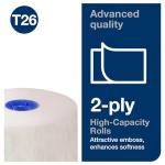 Tork High-Capacity Advanced Toilet Paper Roll, White