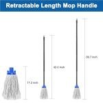 KeFanta Cotton Mop Heads with Handle - 2 Pack