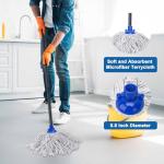 KeFanta Cotton Mop Heads with Handle - 2 Pack