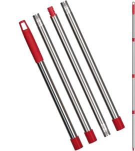 Qulable 4-Section Adjustable Spin Mop Handle