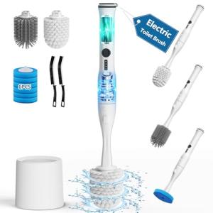 Leebein Electric Toilet Brush Set with Replacements