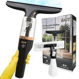 Cordless Electric Window Vacuum Squeegee with 11" Blade