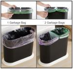 Sooyee 10L Rectangular Trash Can with Lid