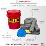 CleanUp Stuff Universal Spill Kit with 5-Gallon Bucket