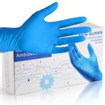 PEIPU Disposable Nitrile Exam Gloves, Large, 100 Pack