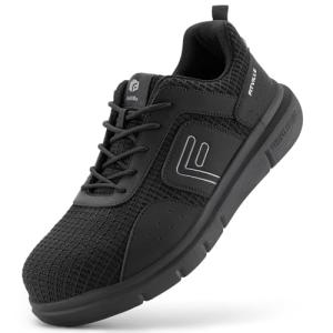 FitVille Extra Wide Men’s Slip-Resistant Safety Shoes