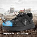 FitVille Extra Wide Men’s Slip-Resistant Safety Shoes