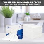 Microfiber Cleaning Rags - 50 Count Box