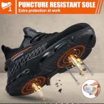 Lightweight Steel Toe Work Sneakers for Men and Women