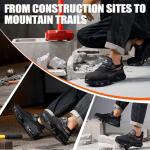 Lightweight Steel Toe Work Sneakers for Men and Women