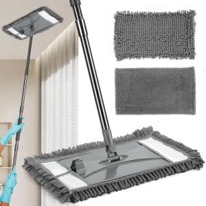 Long Handle Wall Cleaner Mop with 2 Pads