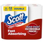 Scott Choose-A-Sheet Paper Towels, 6 Double Rolls