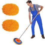 52" Microfiber Duster with Washable Chenille Heads