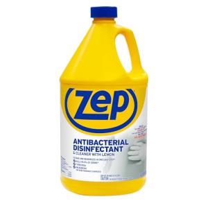 Zep Antibacterial Lemon Disinfectant Cleaner, 1 Gallon