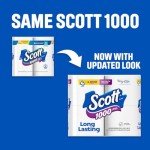 Scott 1000 Sheets Toilet Paper, 12 Rolls
