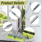 18” Adjustable Handle Push Broom for All Surfaces