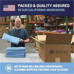 12 Pack of 12" x 12" White Microfiber Cloths