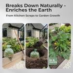 Eco-Friendly Compost Bags for Kitchen Bins - 50 Count