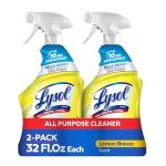 LYSOL Lemon Breeze All-Purpose Cleaner Spray, 32oz 2-Pack