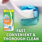 Toilet Bowl Brush Kit with Cleaner Refills