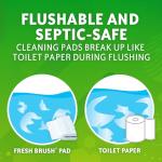 Toilet Bowl Brush Kit with Cleaner Refills