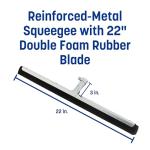 SPARTA Flo-Pac Heavy Duty Rubber Squeegee - 22