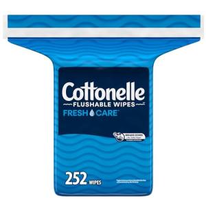 Cottonelle Fresh Care Flushable Moist Wipes 252 Count