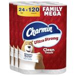 Charmin Ultra Strong Clean Touch Toilet Paper 24 Rolls
