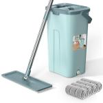 Aifacay Floor Mop and Bucket Set with Microfiber Pads