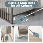 Aifacay Floor Mop and Bucket Set with Microfiber Pads