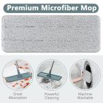 Aifacay Floor Mop and Bucket Set with Microfiber Pads