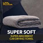 Super Absorbent Gray Microfiber Towels for Cars