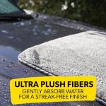 Super Absorbent Gray Microfiber Towels for Cars